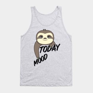 Sloth mood,lazy mood,sleepy mood low battery. Tank Top